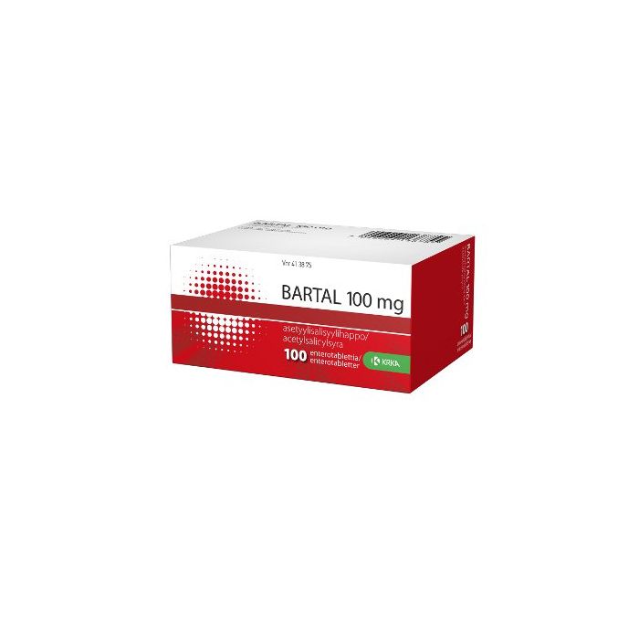 BARTAL enterotabletti 100 mg 100 fol