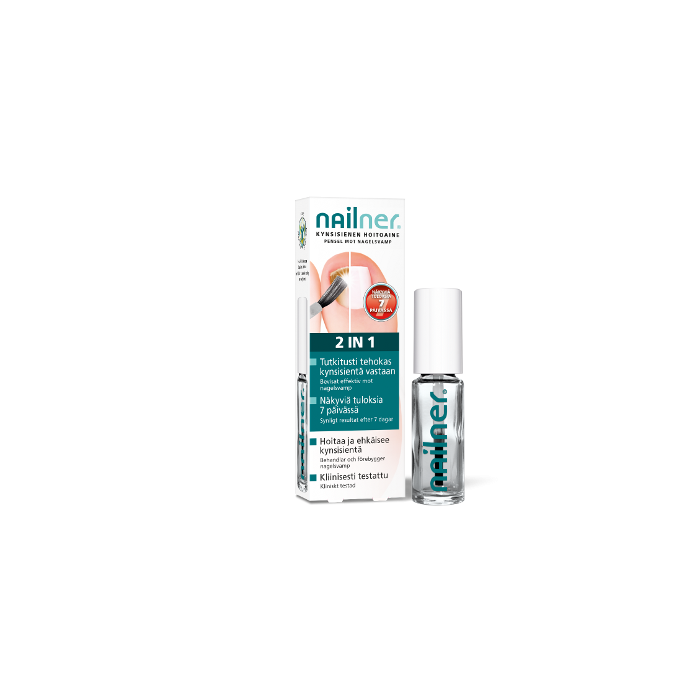 Nailner Kynsisienen Hoitoaine 2in1 5 ml kuva 2