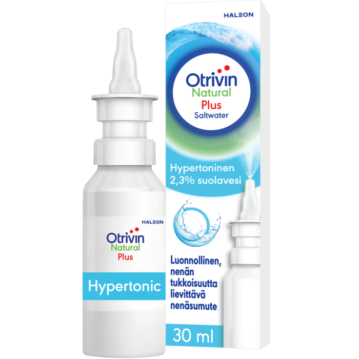 Otrivin Natural Plus Hypertoninen 2,3 % suolavesi 30 ml kuva 7