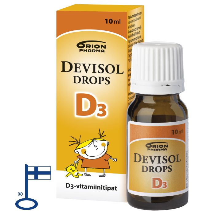 Devisol Drops D3 tipat 10 ml kuva 3