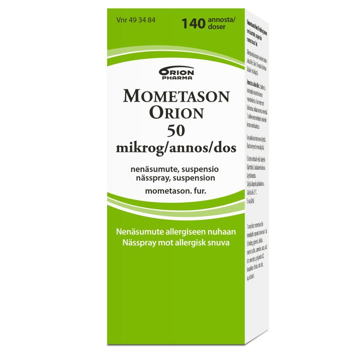 MOMETASON ORION nenäsumute, suspensio 50 mikrog/annos 140 annosta kuva 2