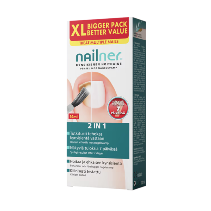 Nailner Kynsisienen Hoitoaine 2in1 XL 14 ml kuva 1