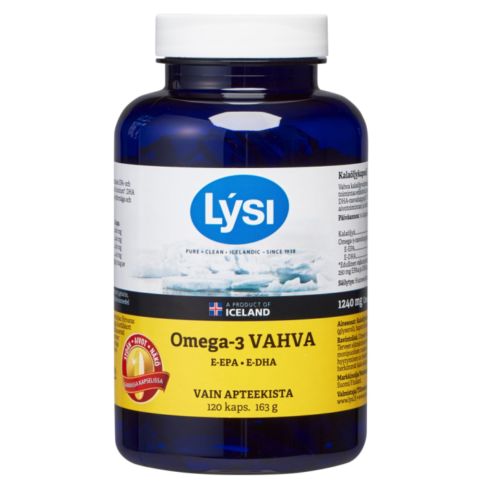 Lysi Omega-3 Vahva 120 kaps kuva 1
