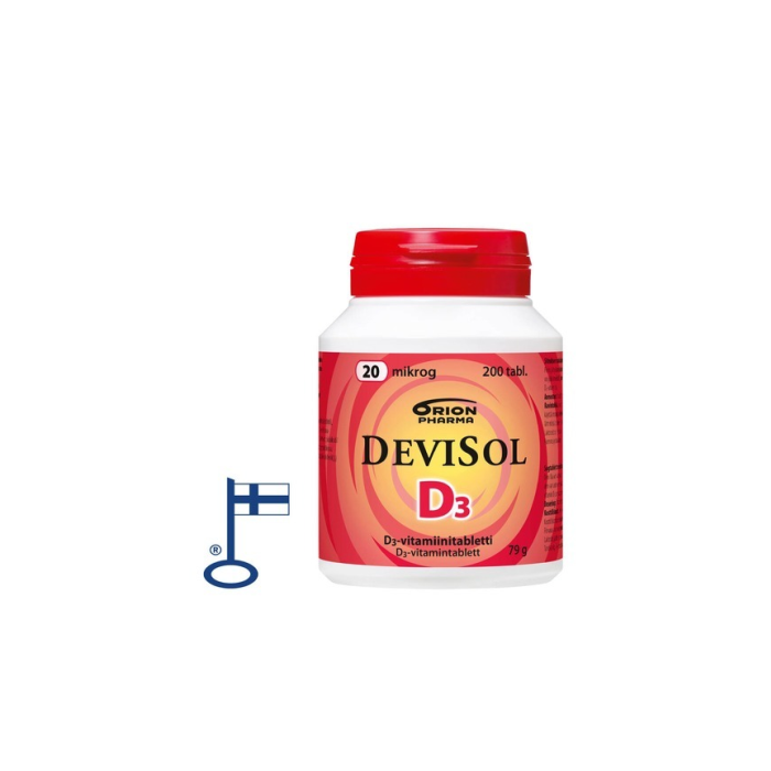 Devisol 20 mikrog imeskelytabletti 200 kpl kuva 1