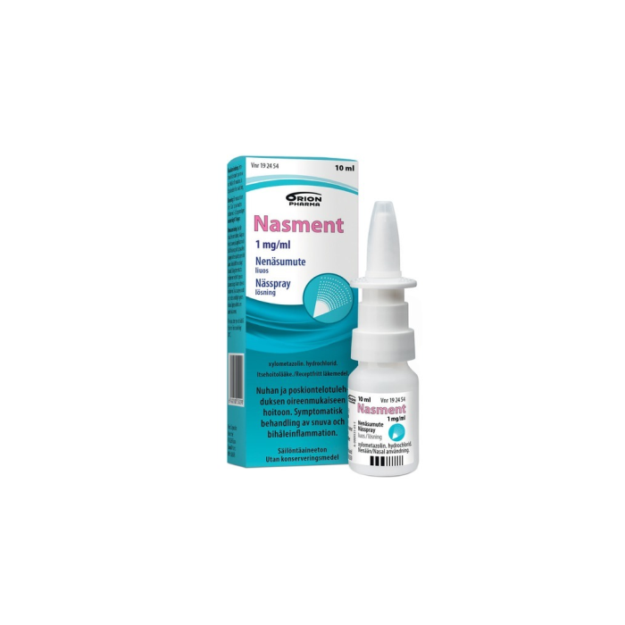NASMENT nenäsumute, liuos 1 mg/ml sumutepumppu 10 ml kuva 1