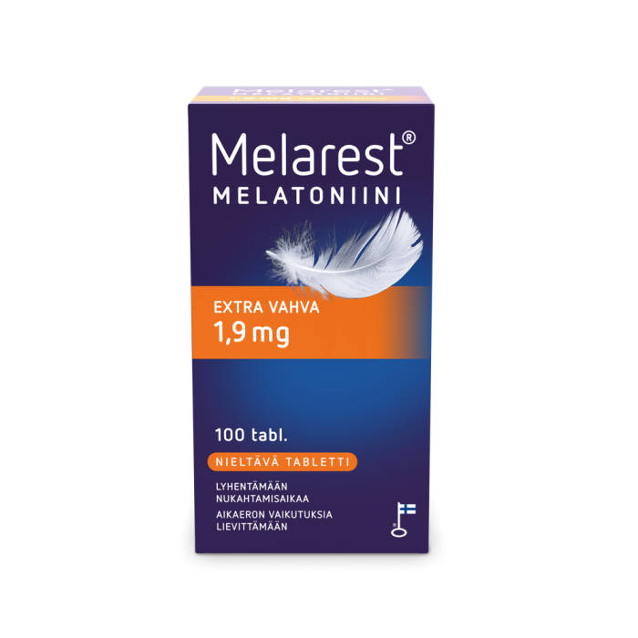 Melarest 1,9 mg 100 tabl kuva 1