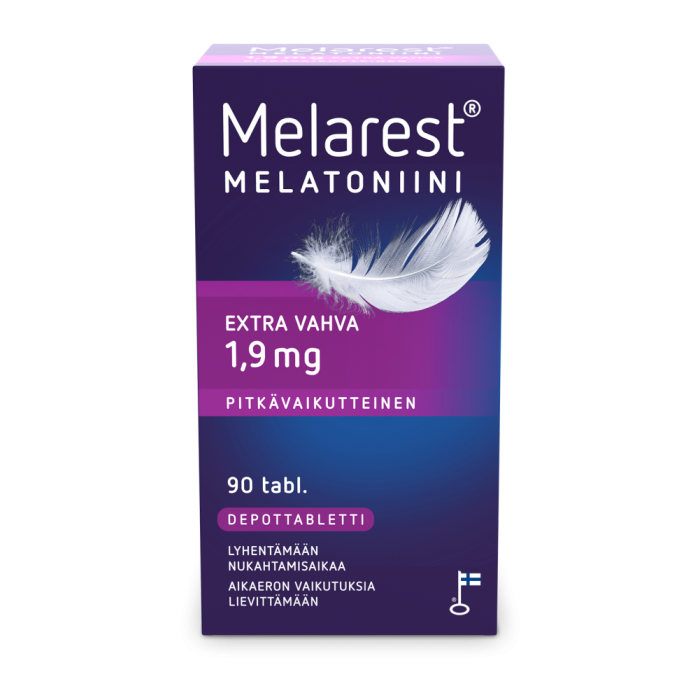 Melarest 1,9 mg Pitkävaikutteinen 90 TABL kuva 1