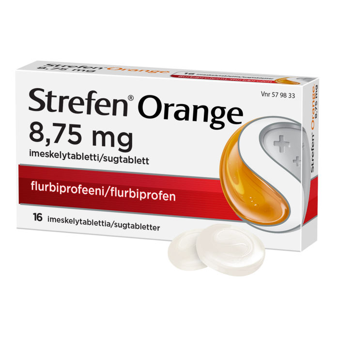STREFEN ORANGE imeskelytabletti 8,75 mg 16 fol kuva 4