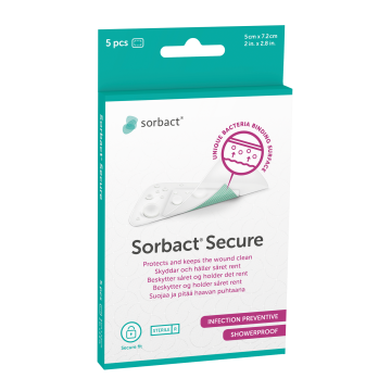 Sorbact Secure 5 cm x 7,2 cm (98147) 5 kpl